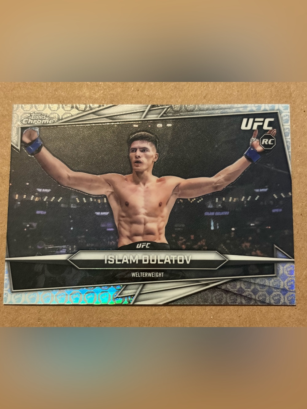 Islam Dulatov 2026 Topps Chrome Rookie RC MMA UFC Card